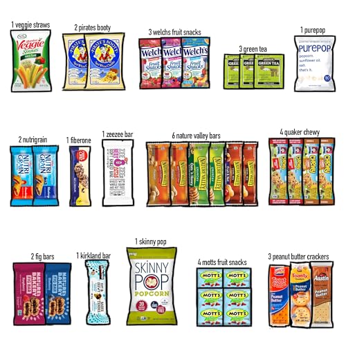 Cravebox CRAVEBOX1231 Healthy Snack Box (35 Count) Halloween Variety Pack Care Package Gift Basket Kid Men Women Adult Nuts Health Nutrition Assortment College Back To School thumb #1