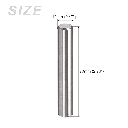 Miniatura 7 de METALLIXITY Pasador de clavija (0.472 x 2.362 in), 1 unidad, clavijas de soporte de estante de acero inoxidable 304, elementos de sujeción - para