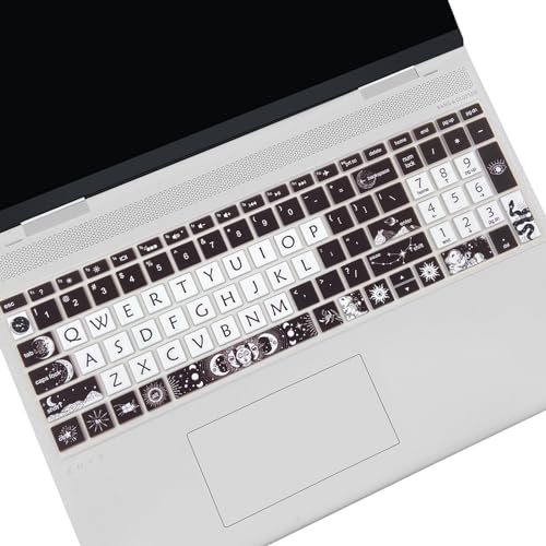 Protector para teclado HP 15.6'' Sun and Moon silicona miniatura 4