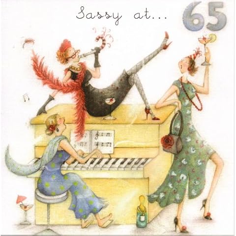 Greeting Card (BP6122) - Female Age 65 Birthday - Sassy - Ladies Who Love Life Cover