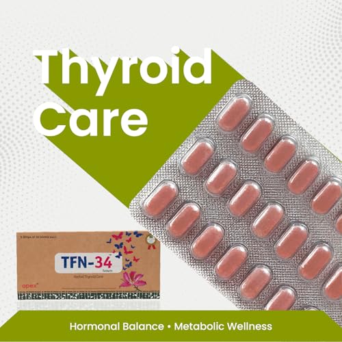Image of Green Milk TFN 34 Tablets | Ayurvedic Thyroid & Metabolic Wellness Supplement | Supports Thyroid Balance, Hormonal Harmony & Healthy Metabolism | Helps Maintain Energy, Weight Balance & Daily Vitality | Herbal Thyroid Care Formula | 5x30 Tablets