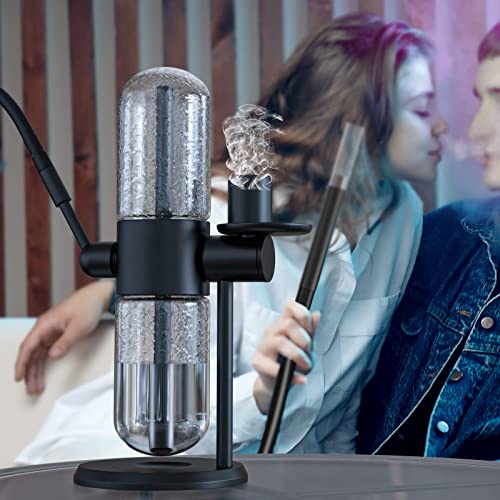 ZXLe 15-Zoll-Shisha-Set, Multifunktionales Premium-Shisha-Shisha-Set Mit Schlauch, Metallgehäuse, Um 360 Grad Drehbare… – Bild 5