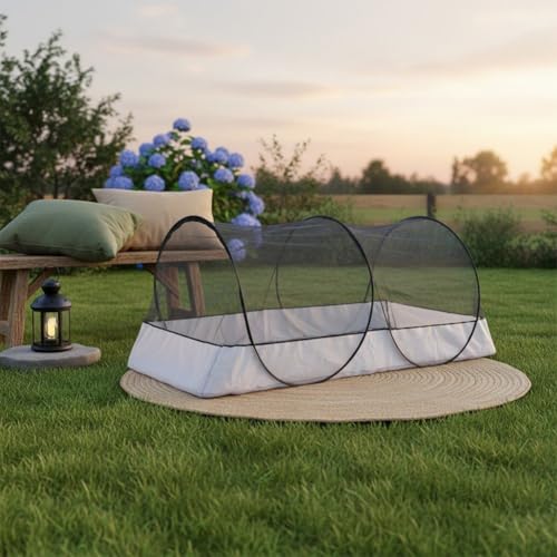 Moustiquaire pliable portable installation facile intégrale