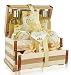 Spa Gift Basket Refreshing Rose & Jasmine Fragrance, Beautiful Wooden Gift Box with Mirror, Perfect Wedding, Birthday or Anniversary Gift, Bath gift Set Includes Shower Gel, Bath Bombs and More!