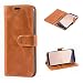 Produktbild Mulbess Handyhülle für Samsung Galaxy S8 Hülle Leder, Samsung Galaxy S8 Handy Hüllen, Vintage Flip Handytasche Schutzhülle für Samsung Galaxy S8 Case, Braun
