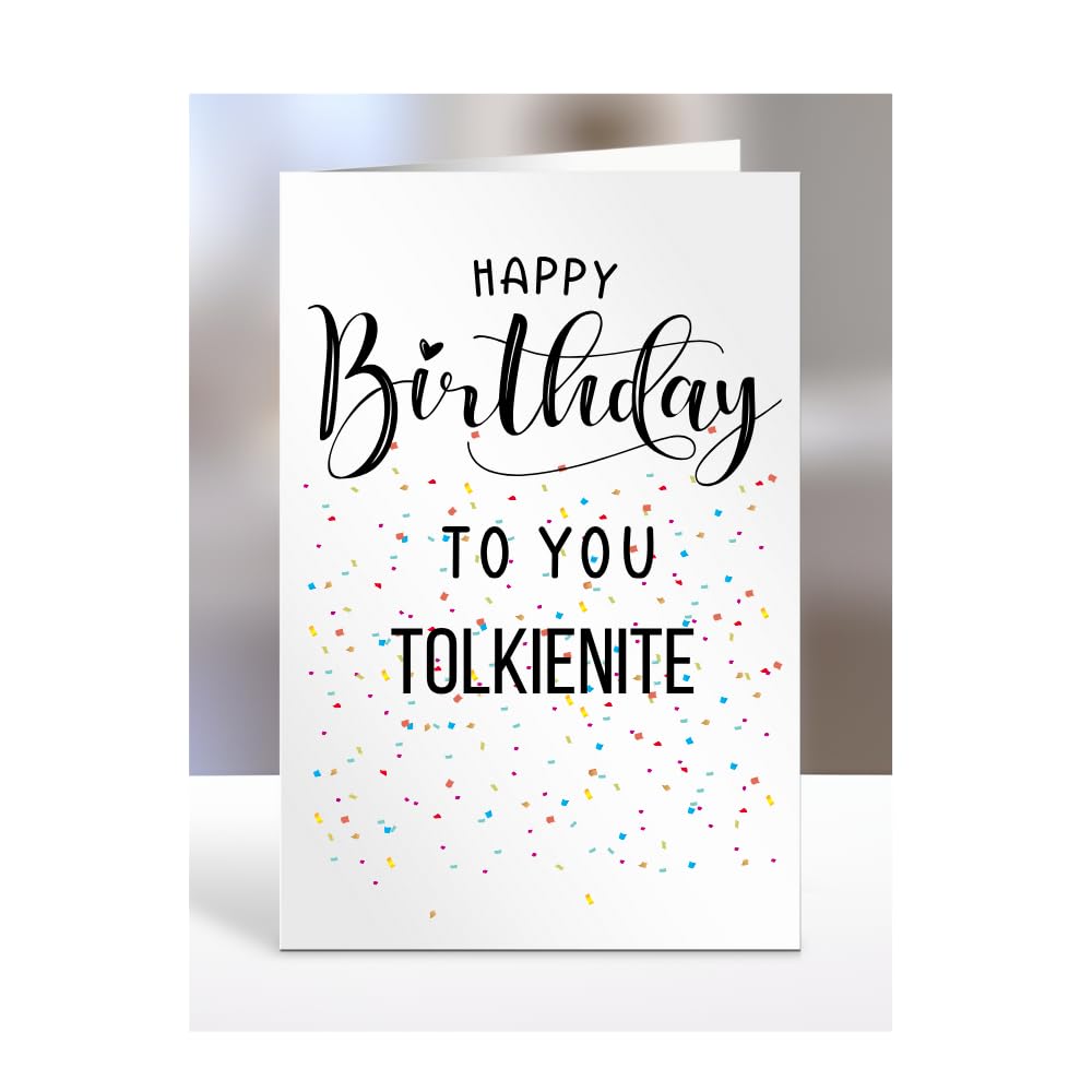 Happy Birthday To You Tolkienite Card, Gifts for Men, Women, Presents for Man, Woman or Person, Greetings Card, Funny, Joke, Silly, Gag, A5-127b_111 โ image 1