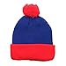 1611MAIN The Two Tone Thick Knitted Cuffed Winter Pom Beanie