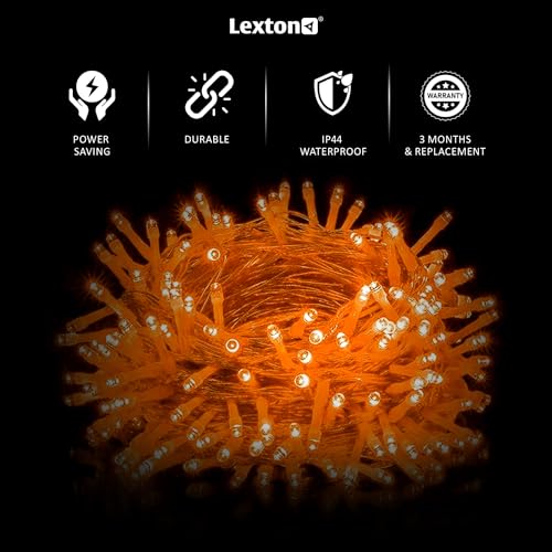 Image of Lexton All in One Combo of Red, Blue, Green, Pink, White, Orange, Warm White & Multicolor 40 LED String Light | Lighting Bulbs Ladi for Diwali, Christmas, Eid, Wedding | Indoor & Outdoor (Set of 8)