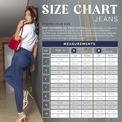 Bula, Pantalones Colombianos Levanta Cola, Butt Lifting Jeans, Made in Colombia, High Waist Butt Lifting Skinny Jeans, Blue Jeans by Búla Jeans - Used condition - US$52.79