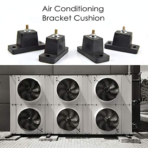 4 Pack Vibration Rubber Mounts - Anti Vibration Rubber Mountser，Rubber Isolator Feet For Outside Air Conditioner Condenser Accessories #TOP2