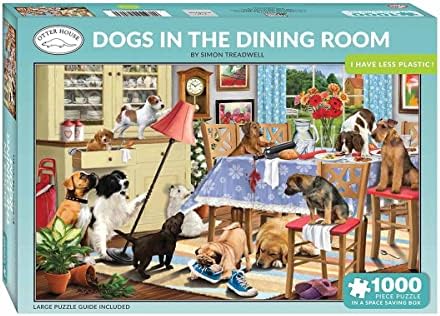 JIGSAW RECTANGULAR - DOGS IN THE DINING