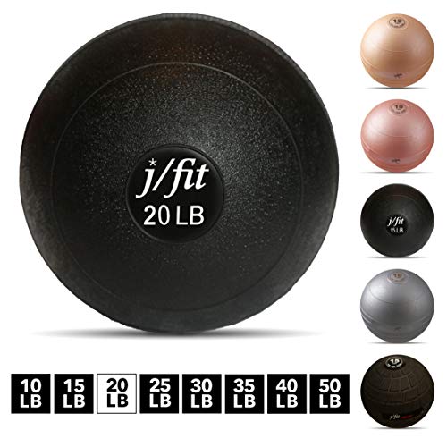 j/fit Dead Weight Slam Ball for Strength & Conditioning WODs, Plyometric and Core