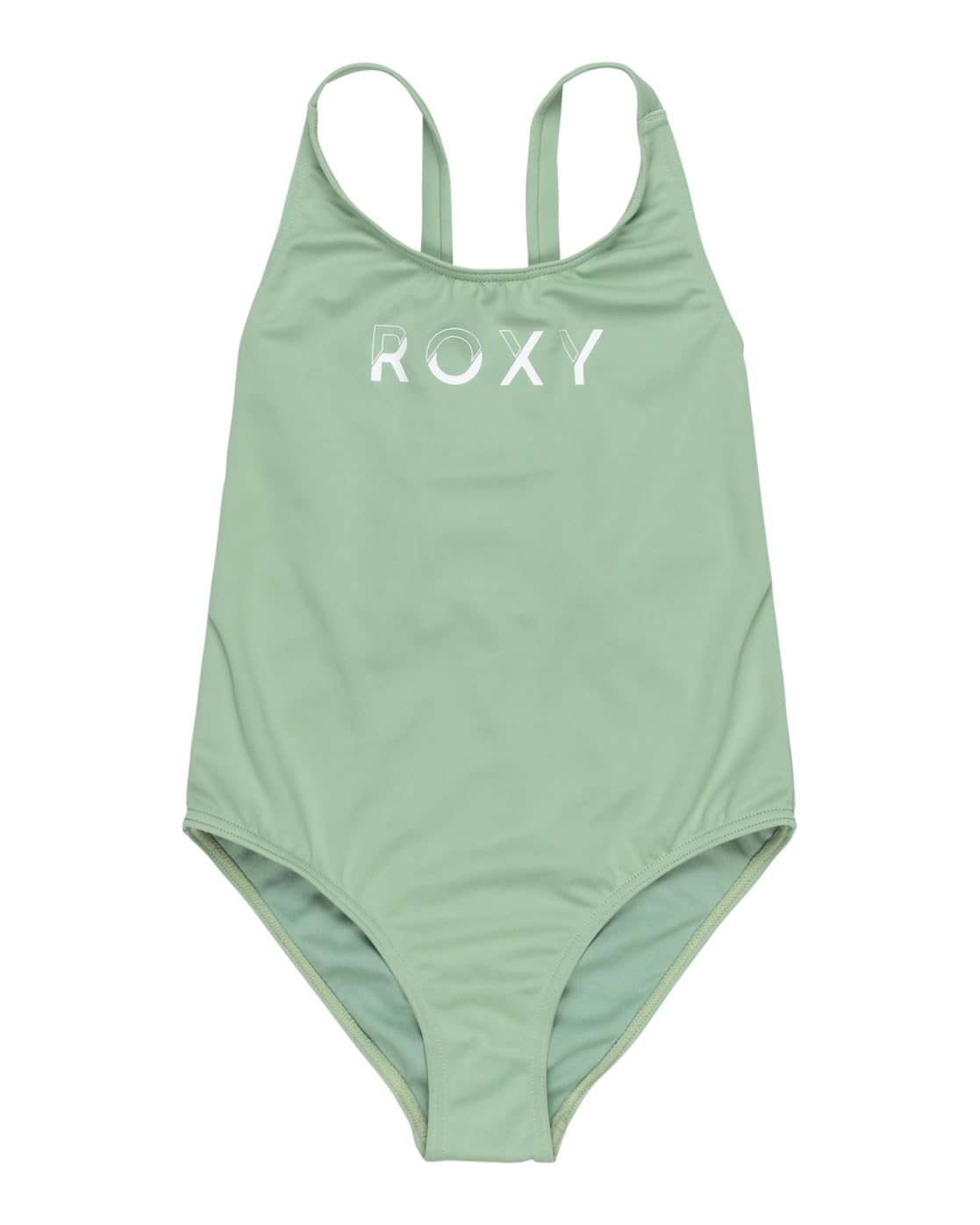 Roxy Swimsuit Solid Active RG ONE Piece Girls Green 6