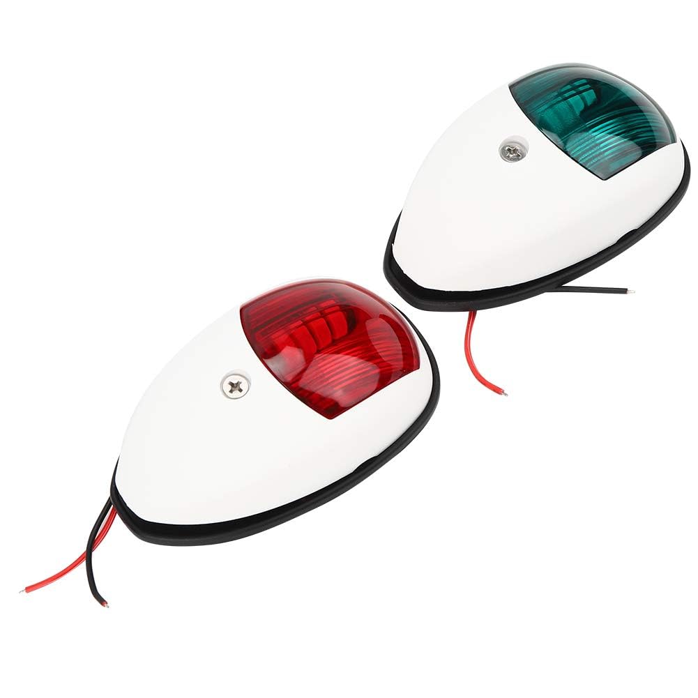 VGEBY Luce di Navigazione Marina da 2 Pezzi, Luci di Navigazione per Apparecchiature Elettriche IP66 Luce per Yacht per Luci di Via per Barca LED Luci di Via per Barca LED Luci di Via per Barca LED