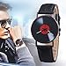 ITVIP Vinilo Retro Record nostálgico Esfera Reloj de cuarzo casual unisex Correa 245mm Negro Imagen de ITVIP Vinilo Retro Record nostálgico Esfera Reloj de cuarzo casual unisex Correa 245mm Negro