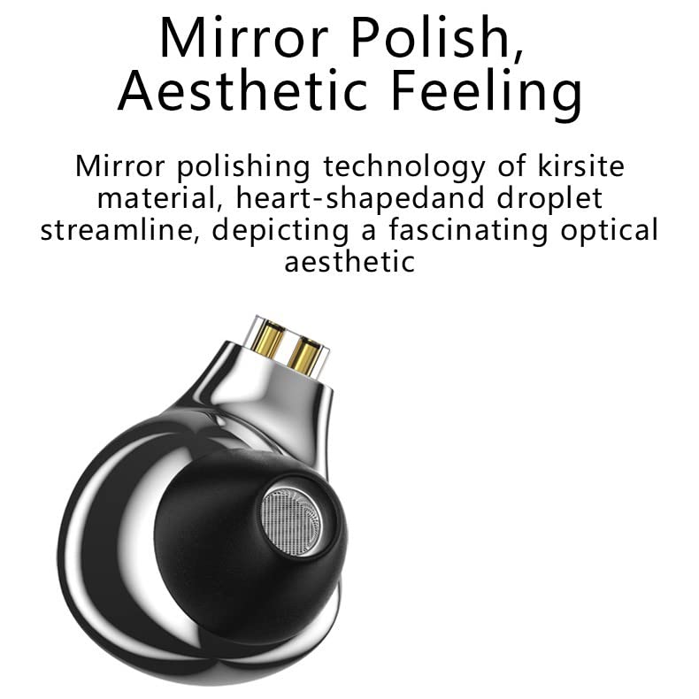 Image of KEEPHiFi Headphones BLON BL03 Wired Earphones,10mm Carbon Diaphragm Dynamic Driver in Ear Monitors for Clear Sound,HiFi Bass Noise-Isolating Earbuds for Music Lover (Gun no Mic)