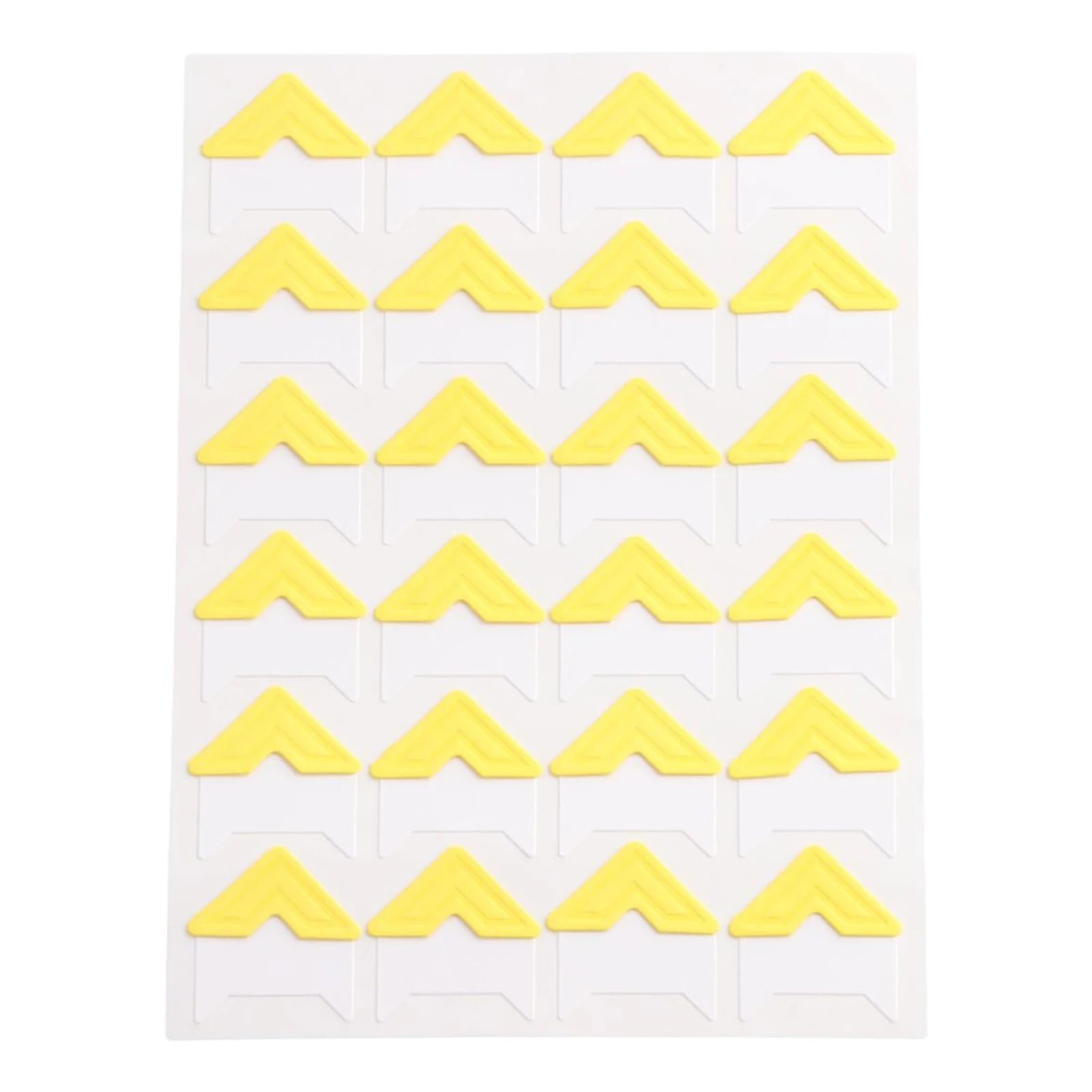 Gwyzax Self Adhesive Photo Corners 10Sheets Photo Albums Corner Sticker Vintage Kraft Paper Stickers Scrapbooking DIY Decoration(Yellow)