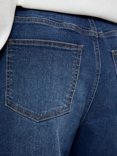 Image of KOTTY Women's High Waist Wide Leg Jeans | Relaxed Fit Comfortable Denim Pants for Women