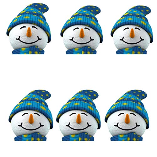 STAR CUTOUTS stsmp137 – 6 Masks Adult Snowman – One Size