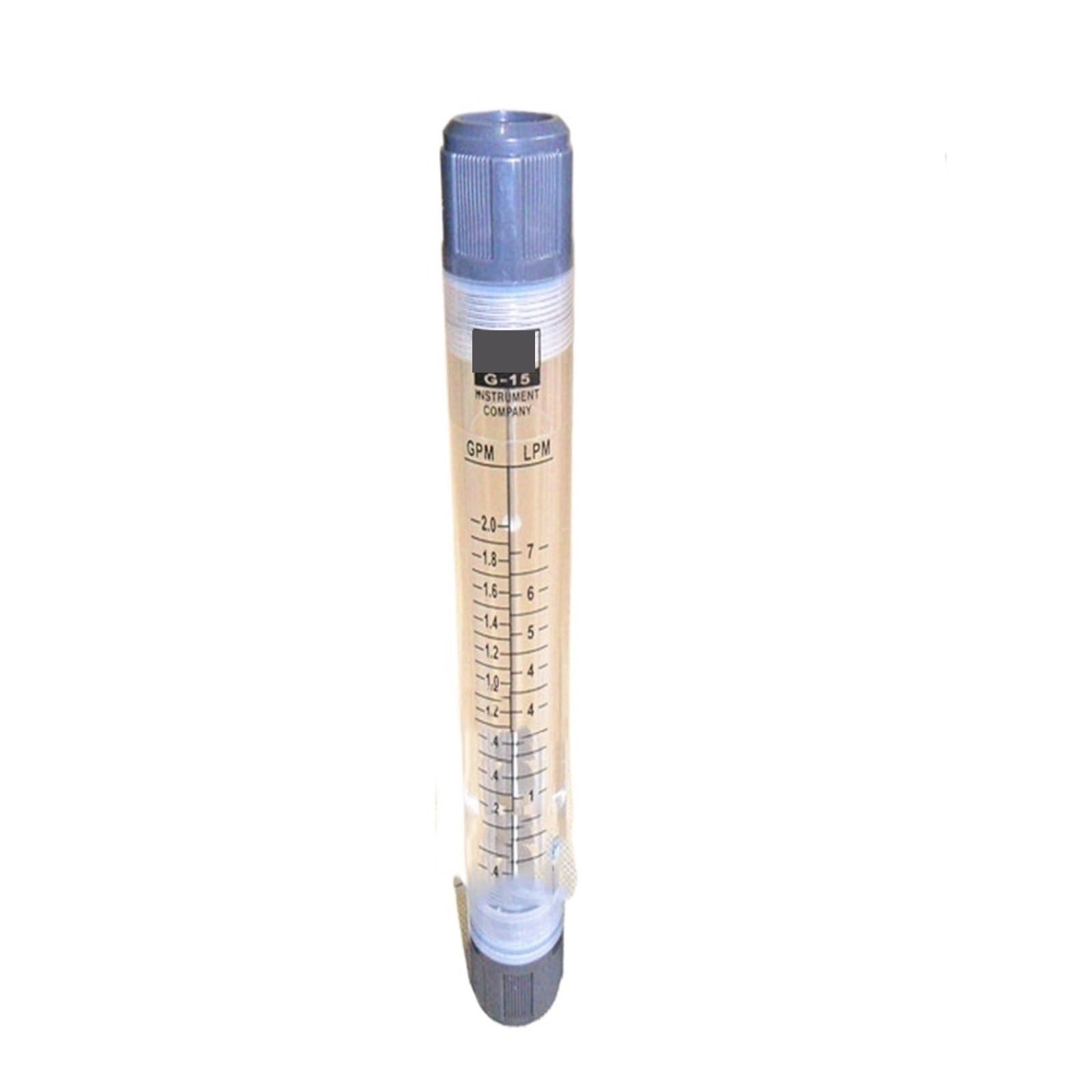 Medidor de Flujo de tubería LZT-15G 0,2-2GPM (1-7LPM), medidor de Agua, rotámetro, Herramientas LZT15G, Flujo de Agua líquida de Acero Inoxidable