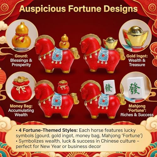 Statue de cheval rouge : le cadeau idéal de nouvel an chinois