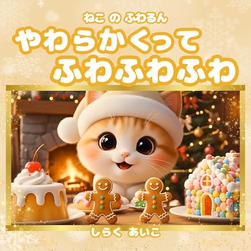 ねこ の ふわるん やわらかくって ふわふわふわ: 白サンタ猫ふわるんの、やわらかくて ふわふわな クリスマスお菓子物語 るんるん猫絵本シリーズ