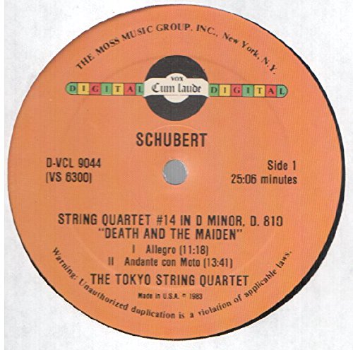 Amazon.com: The Tokyo String Quartet: Schubert String Quartets