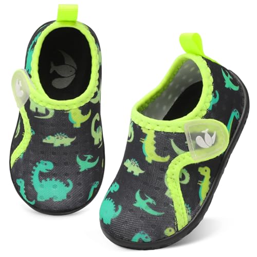 Image of FEETCITY Boys Girls Water Shoes Kids Aqua Socks Quick Dry Barefoot for Beach Swimming Pool