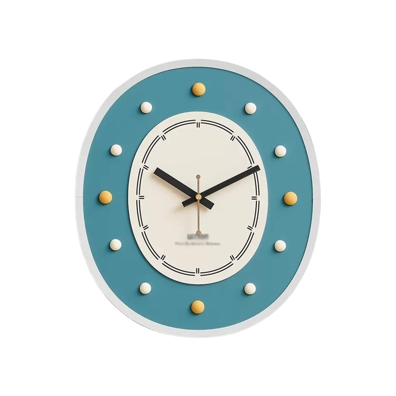 EINES Wall Clocks No-punch Clock Wall Clock Living Room Bedroom Creative Atmosphere Modern minimalist Wall Clock Office(A)
