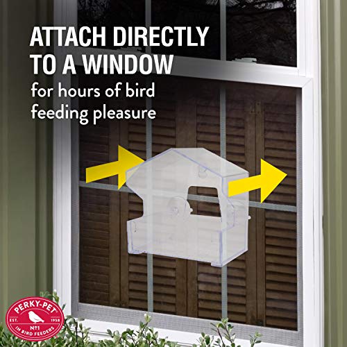 Perky-Pet 345 Clear Outdoor Window Bird Feeder thumb #2