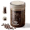 Coffee Canister with Airtight Lid & Date...