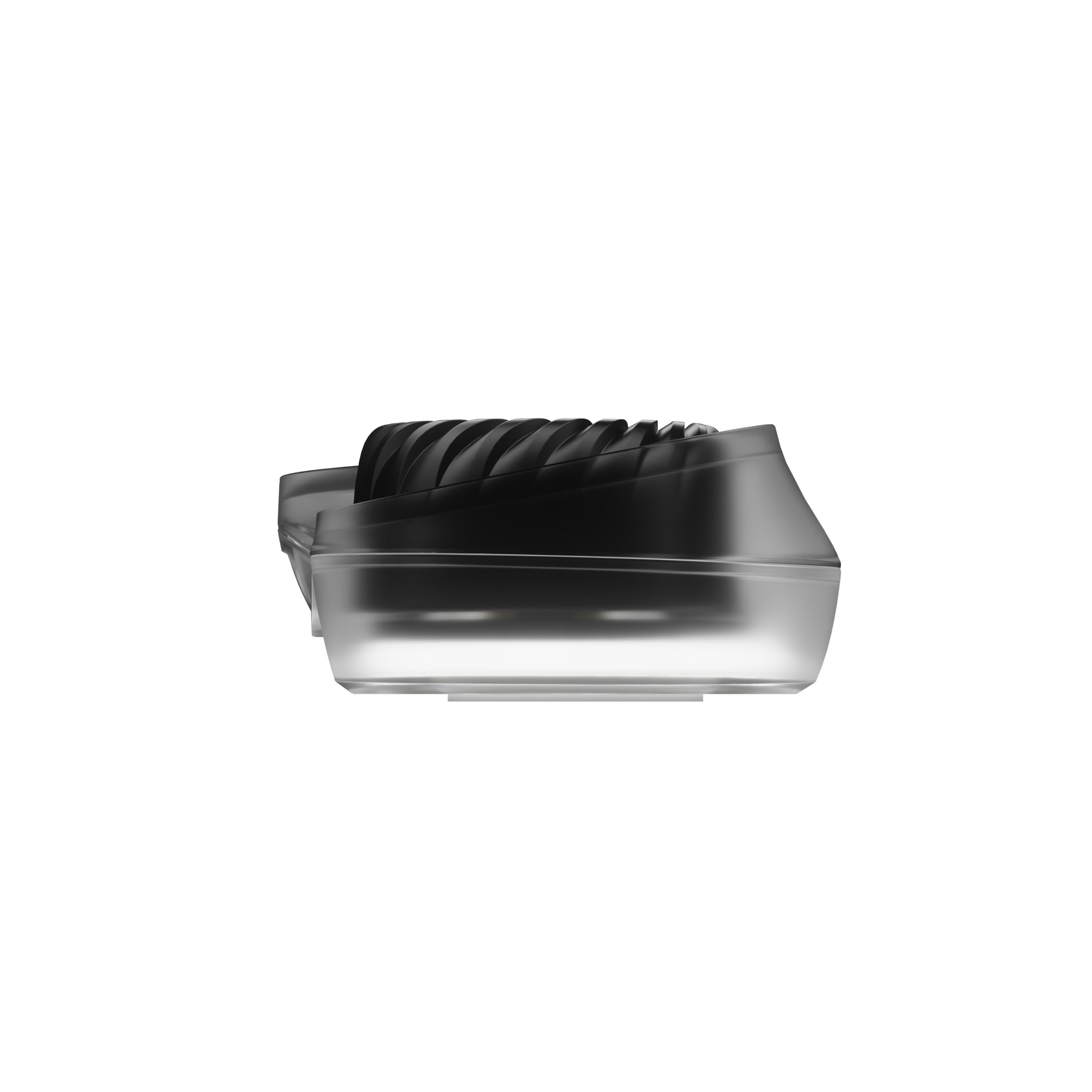 Hyte Hub USB interno alimentato - 4 intestazioni di uscita USB 2.0, estensione USB della scheda madre USB a 9 pin, magneti extra forti e nastro adesivo incluso, moderna estensione interna - cristallo