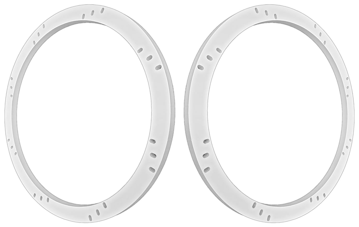10" Speaker Subwoofer Spacers - 1/2" thick - White - 1 Pair