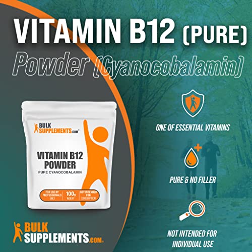 BulkSupplements.com Pure Vitamin B12 Cyanocobalamin Powder #TOP18