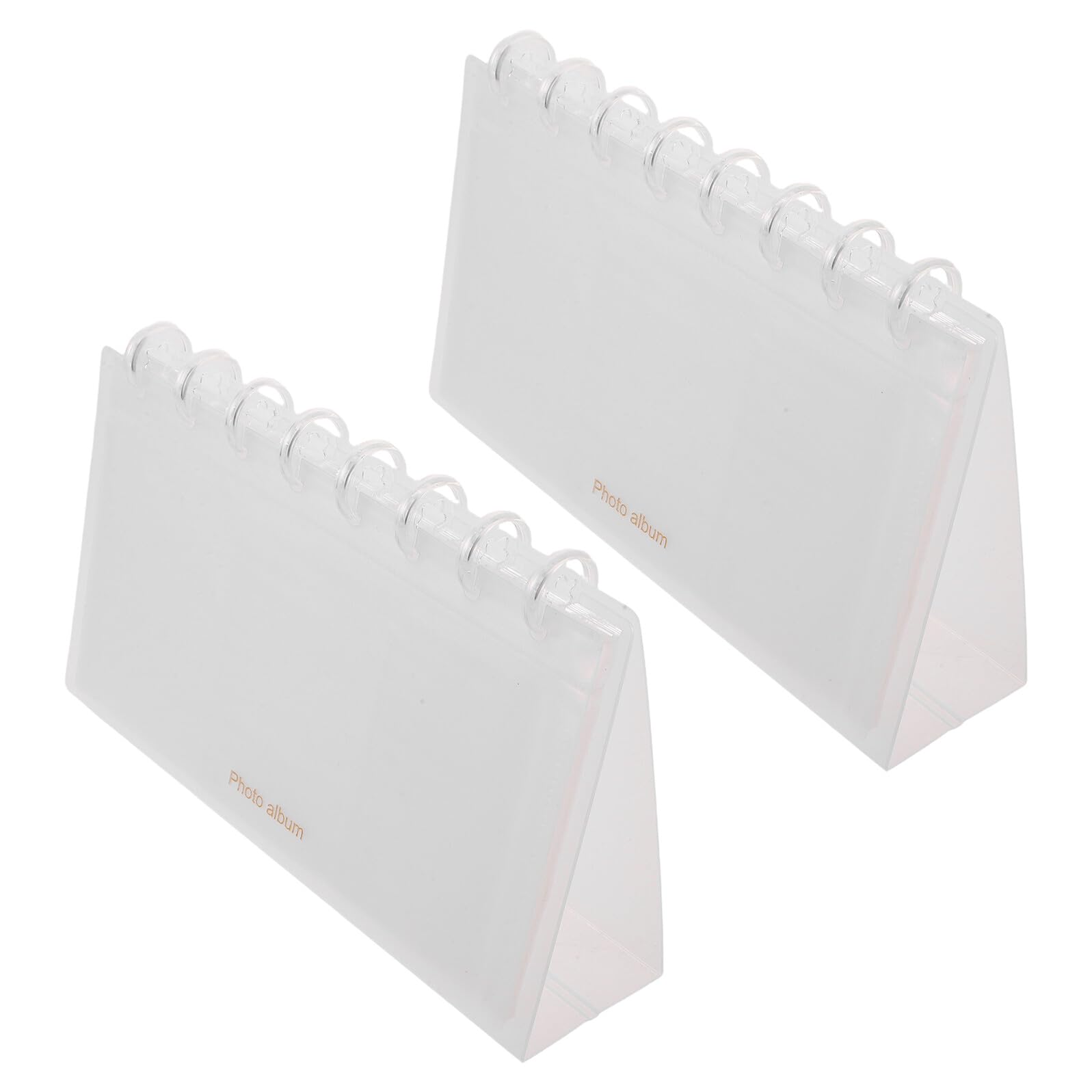 Álbum de fotos de escritorio 3 pulgadas para colecciones de tarjetas con soporte expositor
