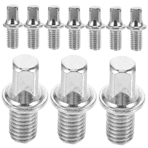 LIFKOME 10Pcs Drum Key Screws for Snare Drums Durable Plated Hardware for Enhanced Performance and Compatibility with Various Drum