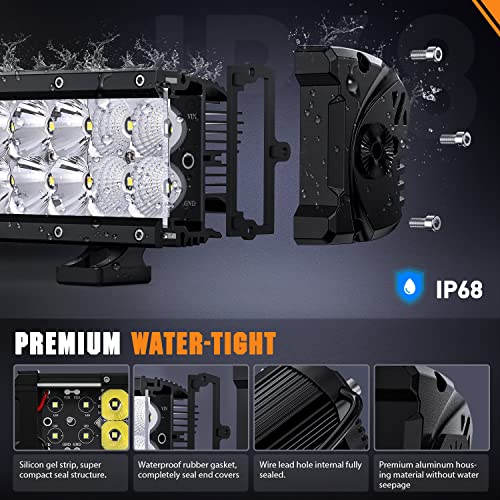 Image of Nilight Pro Series 13.5 Inch LED Light Bar 120W 14400LM Ultra Bright