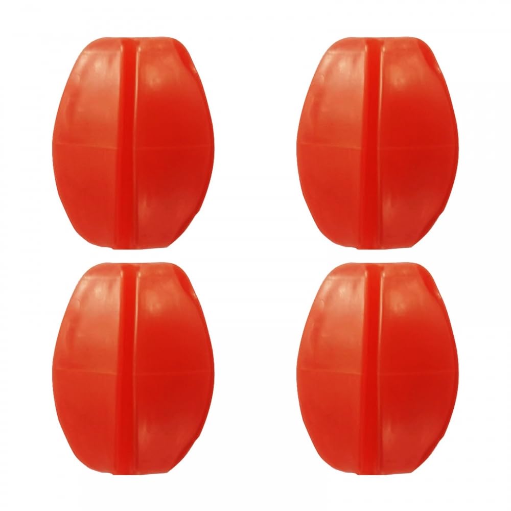 DONGKER 4 PCS Fishing Rod Fixed Ball, 2x1.5 Silicone Fishing Rod Wrap for Storage Protection Fishing Accessories
