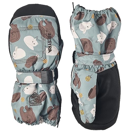 Image of Hestra Baby Zip Long Mitt (Child 1-9yrs) | Waterproof, Insulated Mittens for Toddlers & Kids for Winter & Playing in the Snow