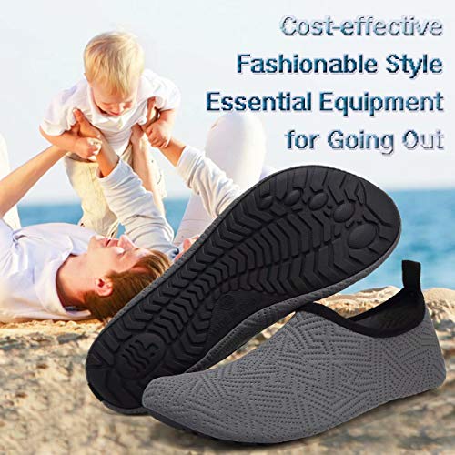 Image of YALOX Water Shoes Women's Men's Outdoor Beach Swimming Aqua Socks Quick-Dry Barefoot Shoes Surfing Yoga Pool Exercise