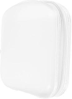 Luxshiny 40 CD Organizador Caso Crianças CD Titular Caso Livro Armazenamento Pequenos Recipientes Carro CD Disco Titular CD Organizador Carro CD Caso Azul Carteira De Viagem Mangas CD