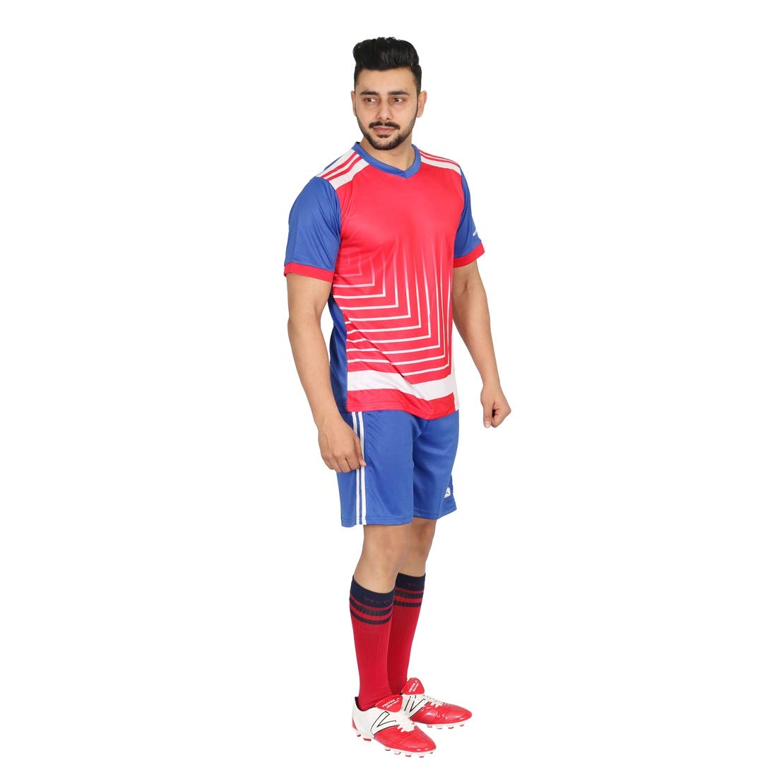 Vector X VFS-England Polyester Football Set, Adult X-Large (Red/Blue/White)