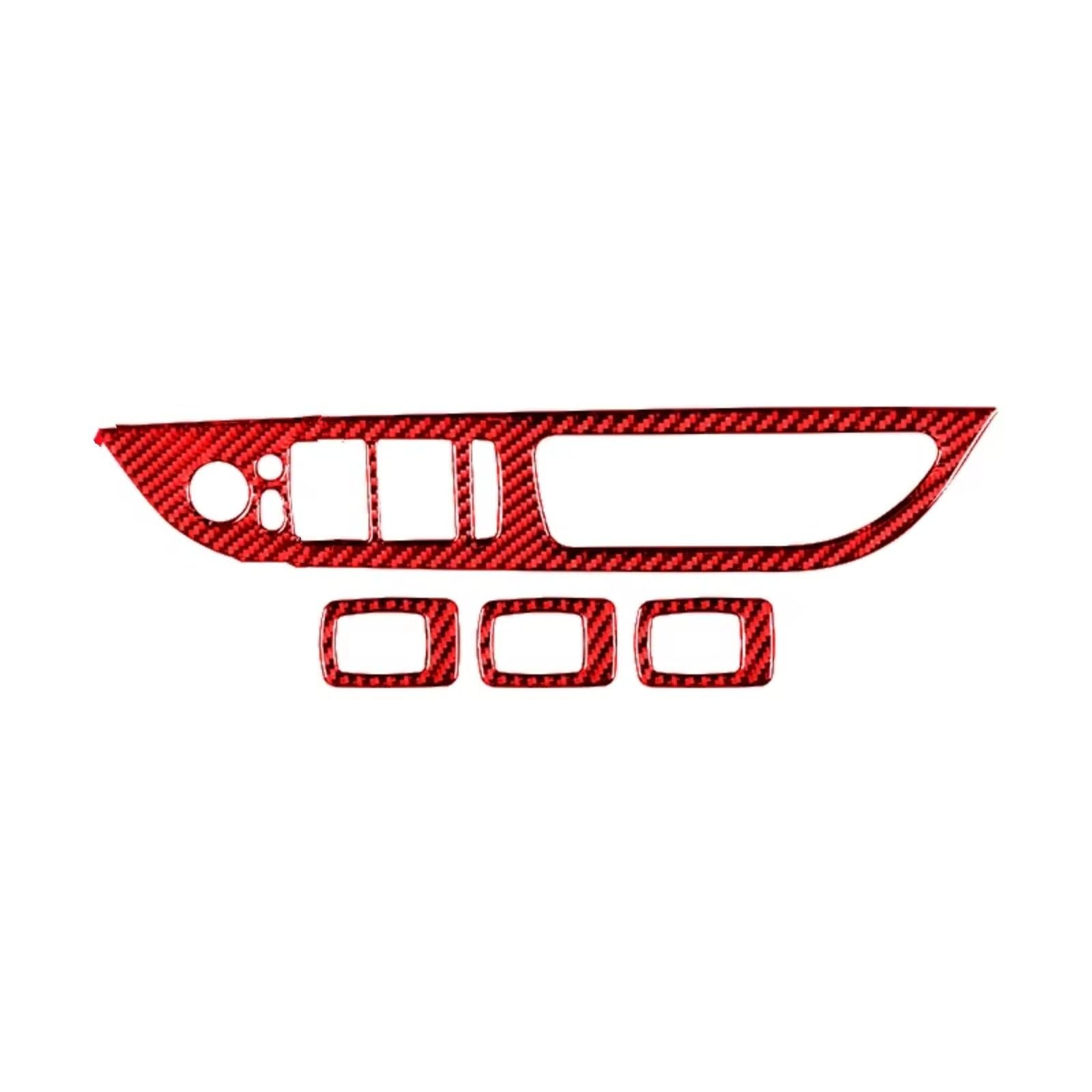 Amxaqjc Rhd D Car Interior Moulding Trim For Bmw 5 Series E60 2005-2010 Car Accessories Interior Car Windows Lifting Control Panel Trim Cover Frame Stickers(Rhd D)