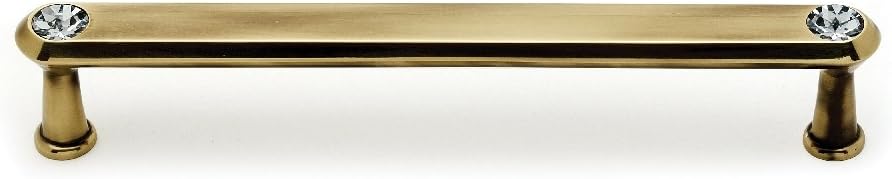 Alno C214-6-GLD Traditional Crystal Pulls, Gold