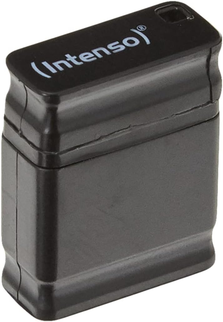 Graphic showing Intenso Slim Line USB flash drive with 'Up to 100 MB/s' speed indication