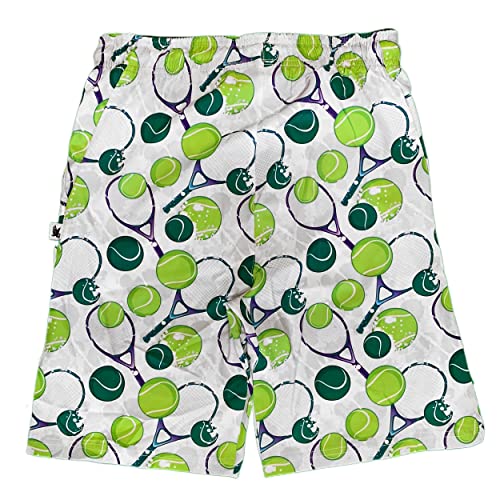 Flow Society Boys Tennis Flow Print Short White2