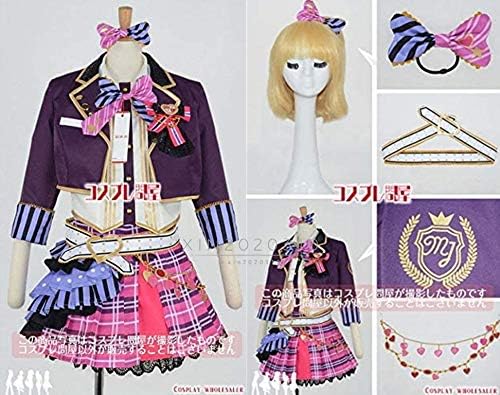 スターライトステージ城ヶ崎美嘉 センター オブ ストリート 髪飾り付き コスプレ衣装 ウィッグ 靴別売り コスチューム 変身 仮装 ステージ服 舞台 ハロウィン クリスマス コスプレ 仮装 通販 Amazon