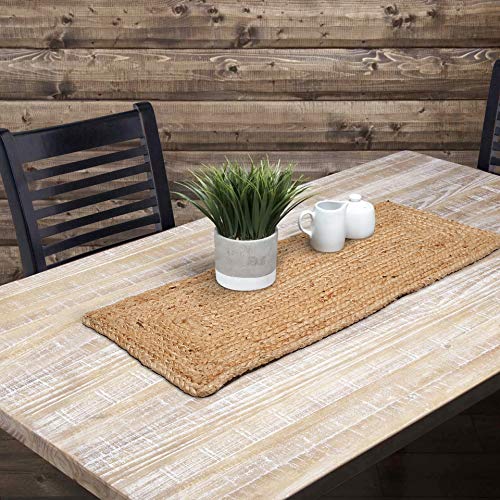 Goroly Home 72066 Reversible Jute Braided Table Runner thumb #7