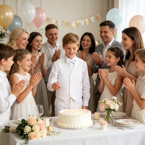 Image of Kids Vest for Boys Formal Suit Vests