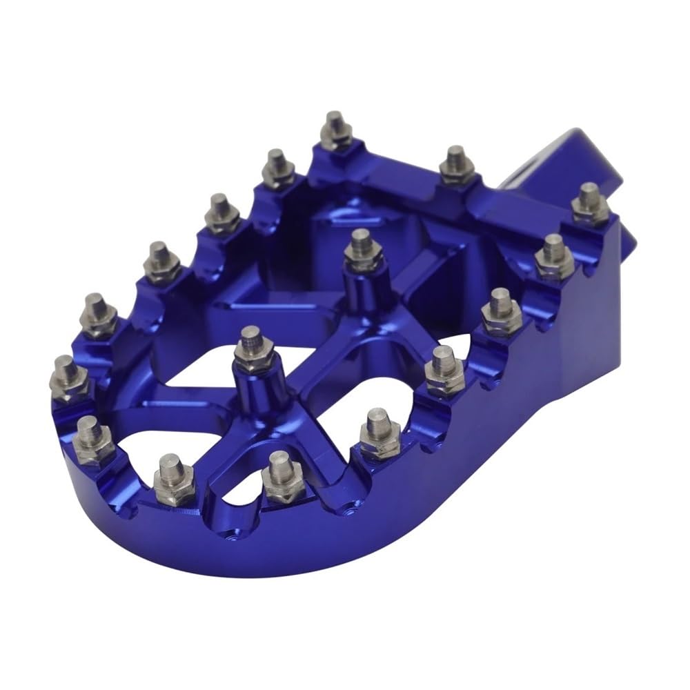 Pedane Poggiapiedi Blu Per Moto Yamaha PW50 PW80 TW200 TTR90 E Honda XR50R CRF50 - Foto 4